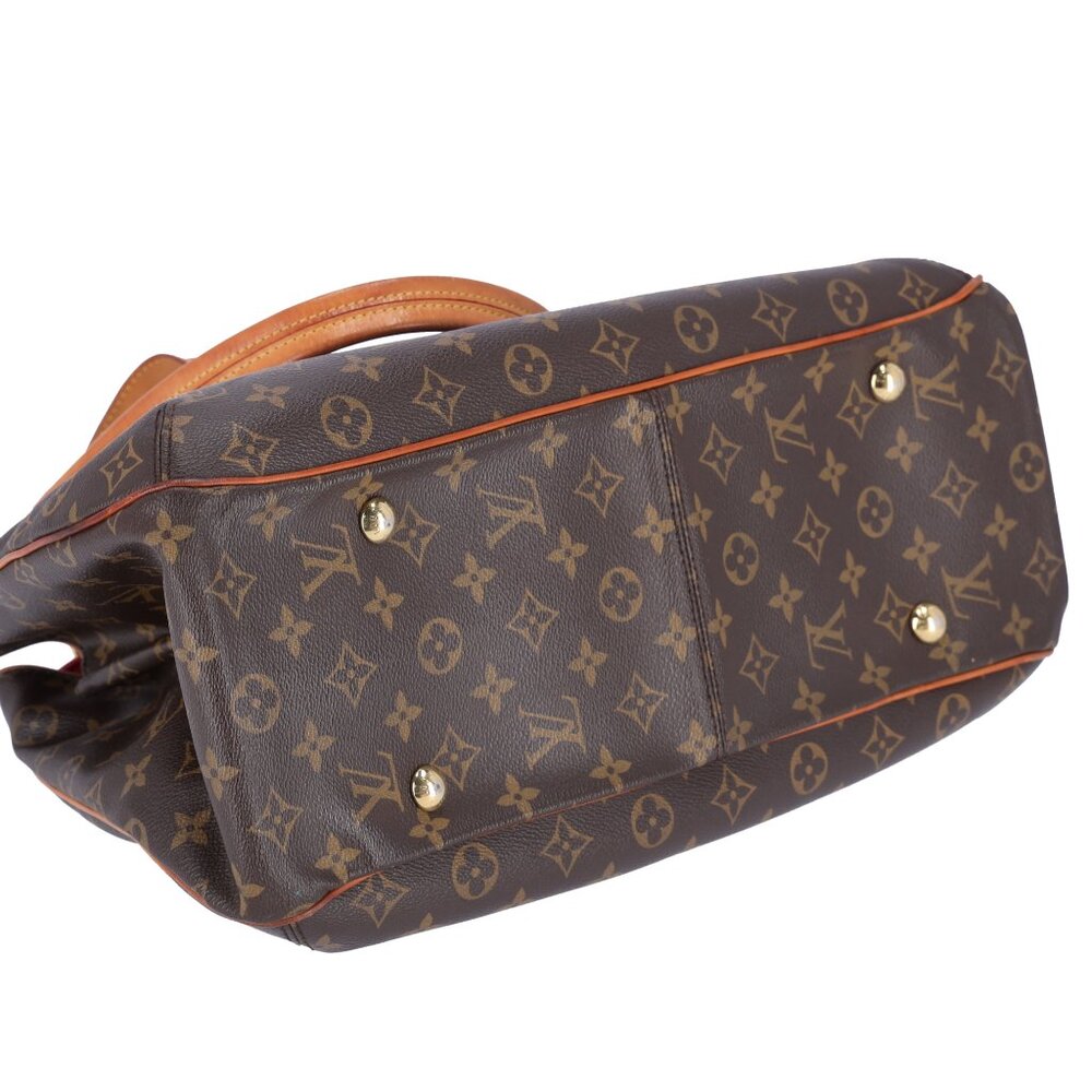 Louis Vuitton Monogram Brown Shoulder Tote Handbag - Picture 15 of 16